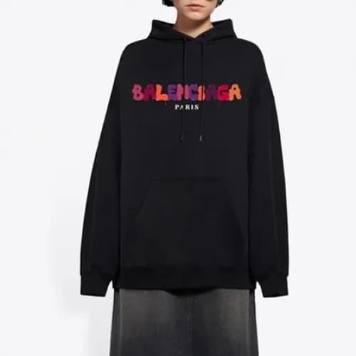 [발렌시아가]Balenciaga 2020 Mm/Wm Logo Cotton Hoodie - … - 1
