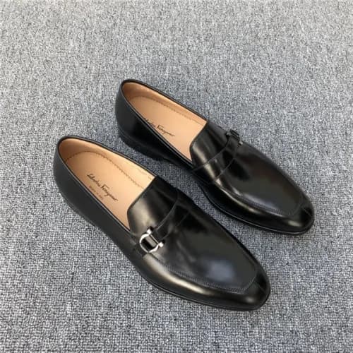 Salvatore Ferragamo 2020 Men's Leather Oxford … - 1