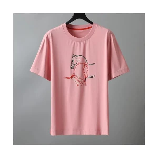 [에르메스]Hermes 2021 Mens Crew-neck Short Sleeved Tsh… - 1
