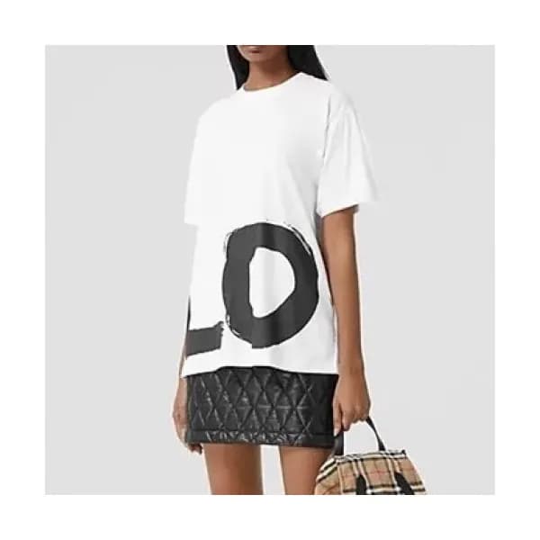 Burberry Mm/Wm Logo Cotton Short Sleeved Tshirts -… - 1