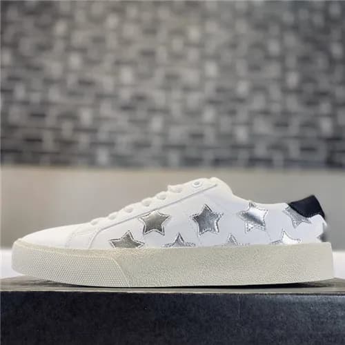 [매장판]Saint Laurent 2021 Men's Leather Sneakers… - 1