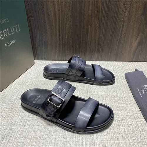 Berluti 2021 Men's Leather Mule,BERTS0245 - 벨루… - 1