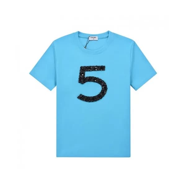 Chanel Mm/Wm 'CC' Logo Cotton Short Sleev… - 1