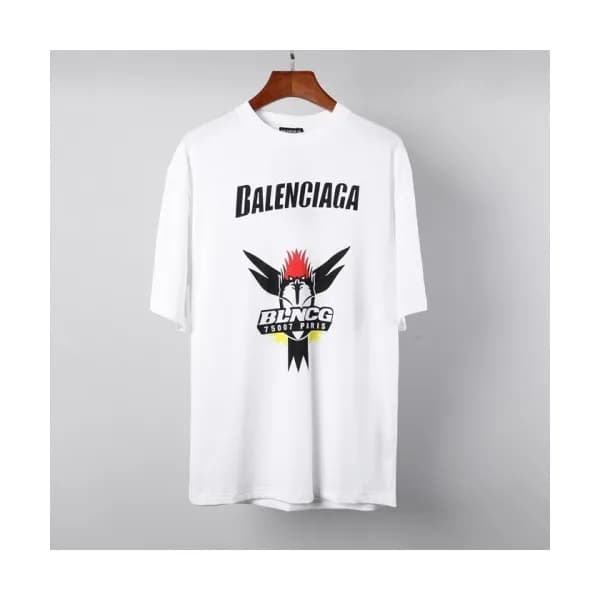 [매장판]Balenciaga Mm/Wm Logo Cotton Short Sleeved T… - 1