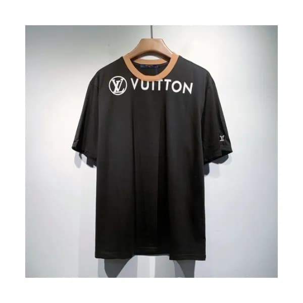 Louis vuitton Mm/Wm Logo Short Sleeved Tshirts Bl… - 1