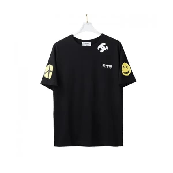 Chanel Mm/Wm 'CC' Logo Cotton Short Sleev… - 1