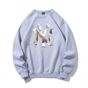 MLB Mm/Wm Logo Cotton Man-to-man Gray - 엠엘비 2021 …