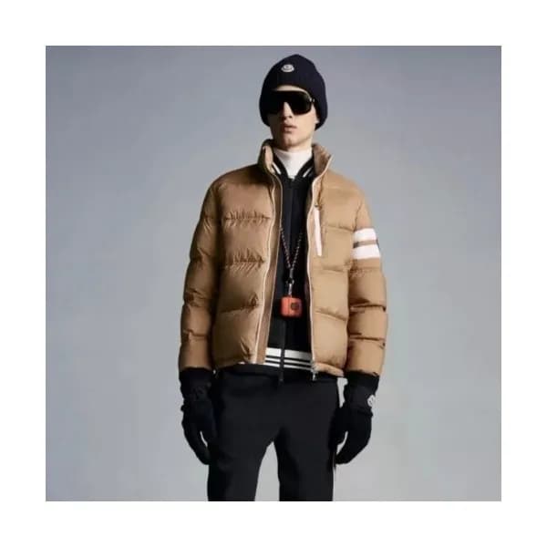 Moncler Mm/Wm Patch Logo Modern Down Padding Beig… - 1