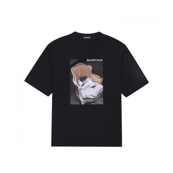 Balenciaga Mm/Wm Logo Cotton Short Sleeved Tshirt… - 1