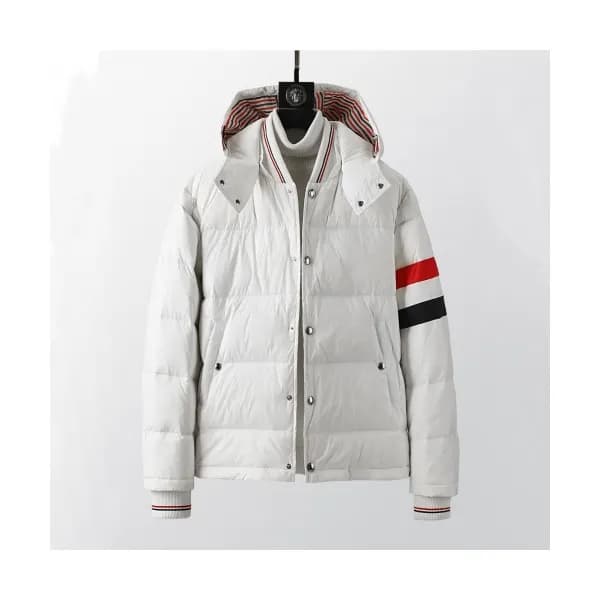 Thom Browne Mens Classic Down Padding White - 톰브라… - 1