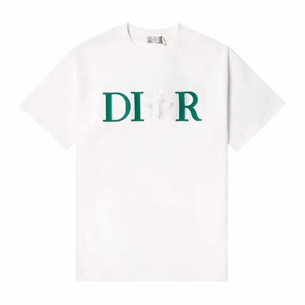 디올 남성 크루넥 화이트 반팔티 - Mens White Tshirts - dio01769x - 1