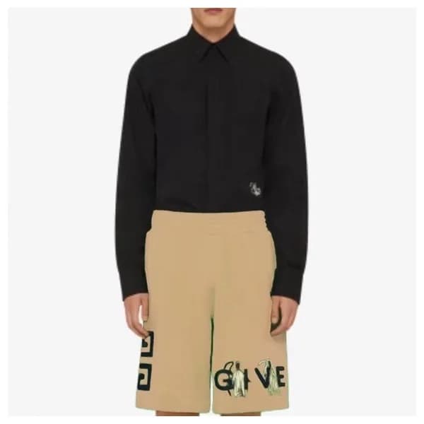 지방시 남성 캐쥬얼 블랙 반바지 - Mens Black Half-pants - giv071… - 1