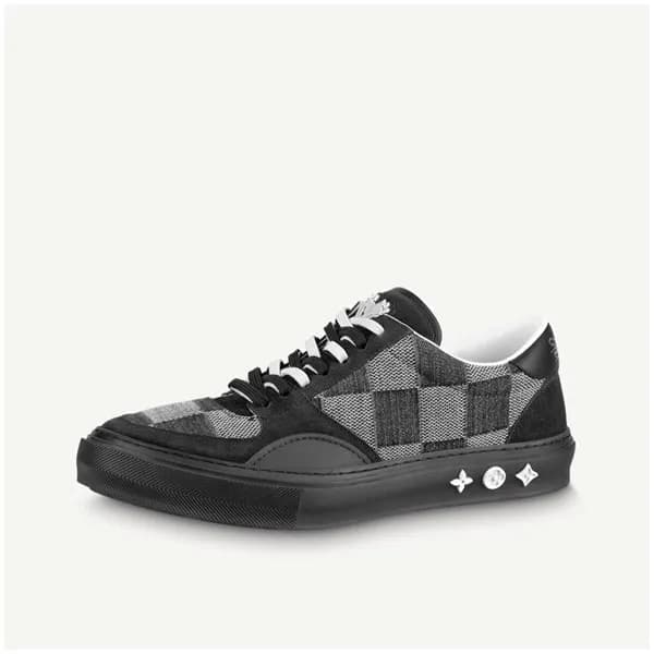 루이비통 남성 Ollie 블랙 스니커즈 - Mens Black Sneakers - lou0… - 1