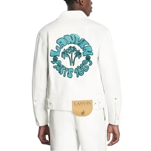 랑방 남성 화이트 자켓 - LANVIN Mens White Jackets - lan34x - 1
