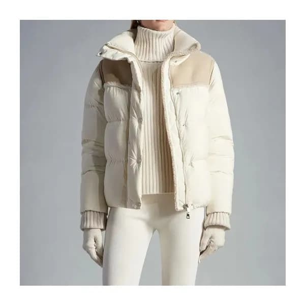몽클레어 여성 덕다운 크림 패딩 - Moncler Womens Cream Padding -… - 1