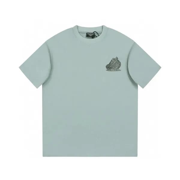 발렌시아가 남성 민트 크루넥 반팔티 - Balenciaga Mens Mint Short s… - 1