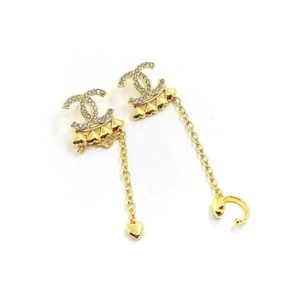샤넬 여성 골드 이어링 - Chanel Womens Gold Earring - acc69x - 1