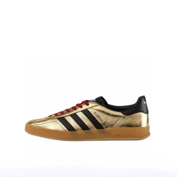구찌 남/녀 골드 스니커즈 - Gucci Unisex Gold Sneakers- gu840… - 1