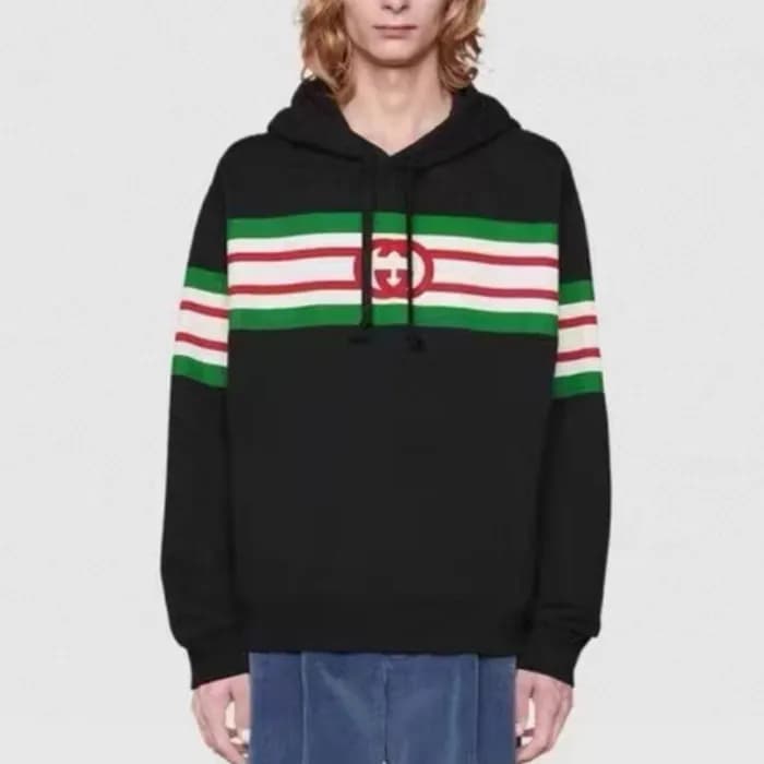 구찌 남성 블랙 후드티 - Gucci Mens Black Hoodie - gu1024x - 1