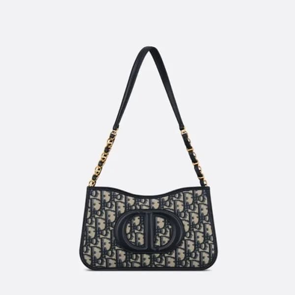 디올 여성 시그니처 네이비 호보백 - Dior Womens Navy Hobo Bag - d… - 1