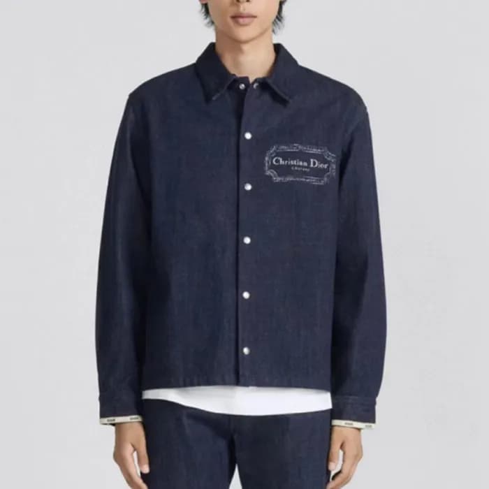 디올 남성 네이비 데님 자켓 - Dior Mens Navy Jackets - di763x - 1