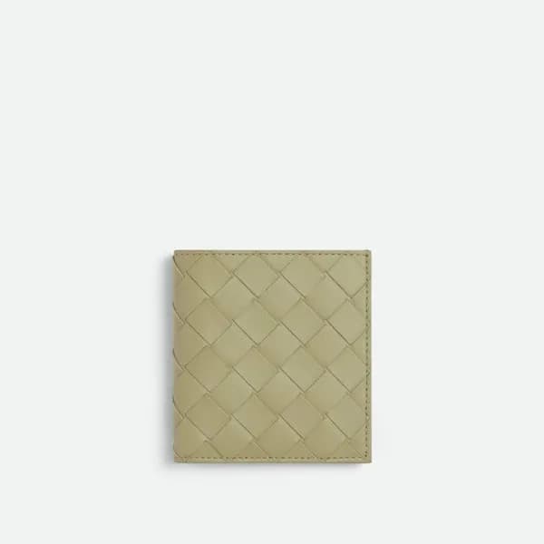 보테가베네타 남성 카키 반지갑 - Bottega Veneta Mens Khaki Half … - 1