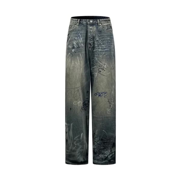 발렌시아가 남성 블루 청바지 - Balenciaga Mens Blue Jeans - ba8… - 1