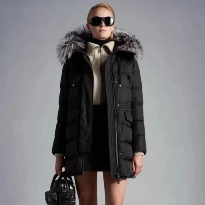 몽클레어 여성 블랙 구스 패딩 - Moncler Womens Black Down Paddi… - 1