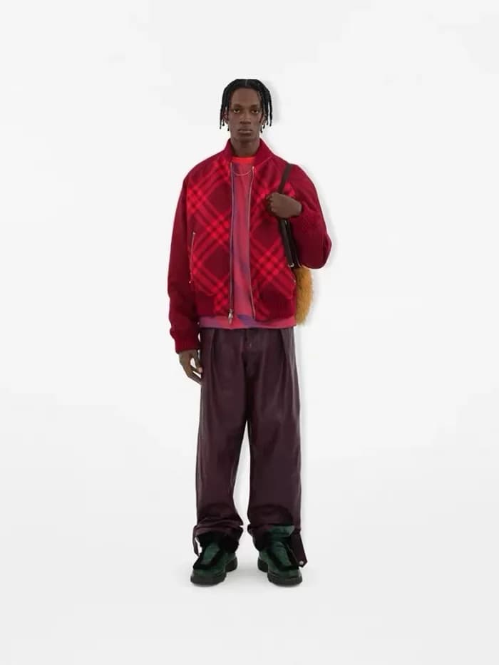 버버리 남성 모던 레드 자켓 - Burberry Mens Red Jackets - bu36… - 1