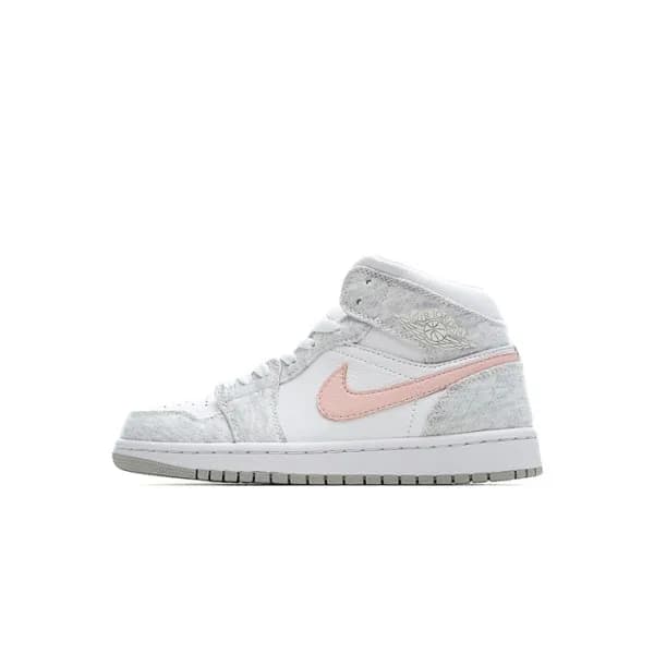 나이키 남/녀 그레이 하이탑 스니커즈 - Nike Air Jordan 1 Mid Unise… - 1