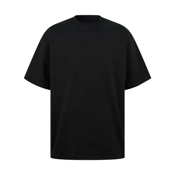 발렌시아가 남성 블랙 반팔 티셔츠 - Balenciaga Mens Black Tshirts… - 1