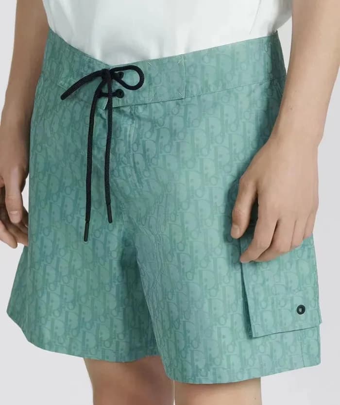디올 남성 그린 반바지 - Dior Mens Green Half-pants - dic877… - 1
