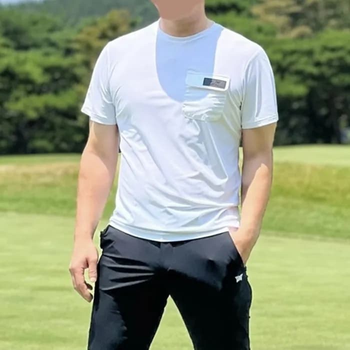 PXG 남성 썸머 빅로고 라운드 넥 티셔츠 - gol1039x - 1
