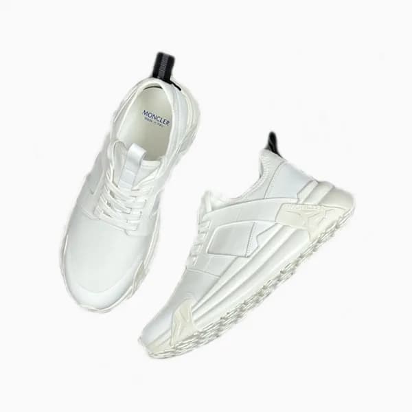 몽클레어 남성 화이트 스니커즈 - Moncler Mens White Sneakers - m… - 1