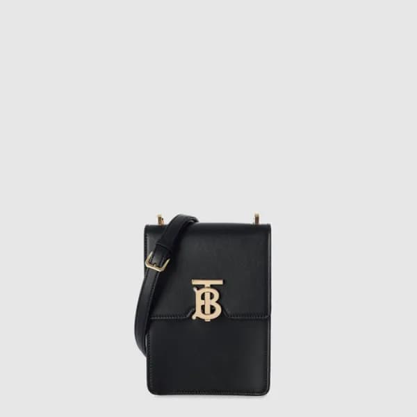 버버리 남/녀 로빈 폰 케이스 - Burberry Unisex Robin Phone Bag… - 1