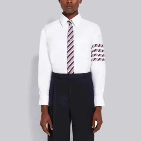 톰브라운 남성 스트랩 셔츠 - Thom Browne Mens Dress Shirts - t… - 1