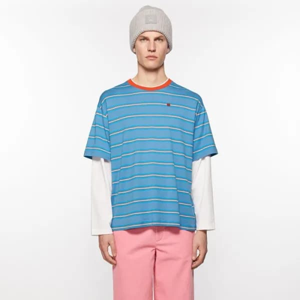 아크네 남성 크루넥 긴팔티 - Acne Mens Round Tshirt - anc3374x - 1