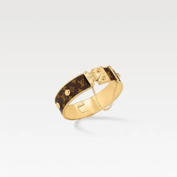 루이비통 남성 모노그램 팔찌 - Louis vuitton Mens Monogram Bang… - 1