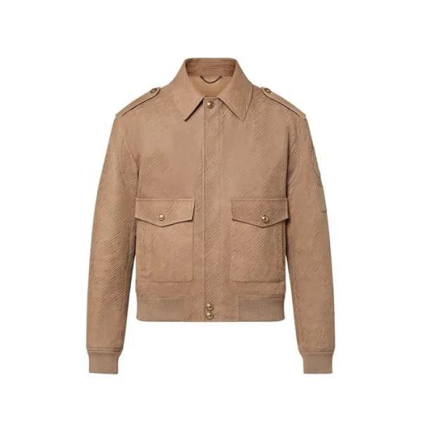 루이비통 남성 가죽 재킷 - Louis vuitton Mens Leather Jacket … - 1