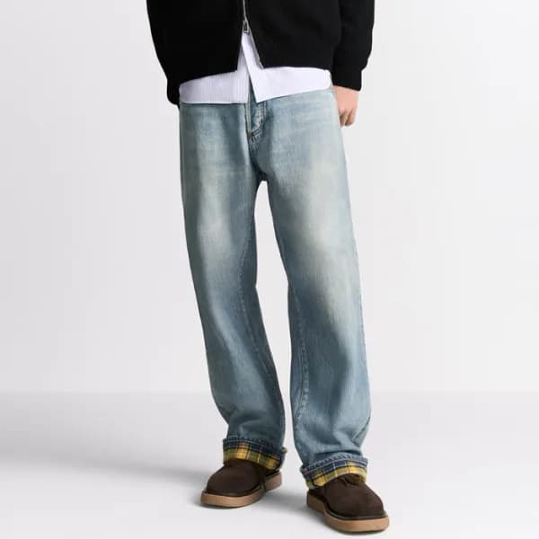 디올 남성 블루 청바지 - Dior Mens Blue Jeans - dic4762x - 1