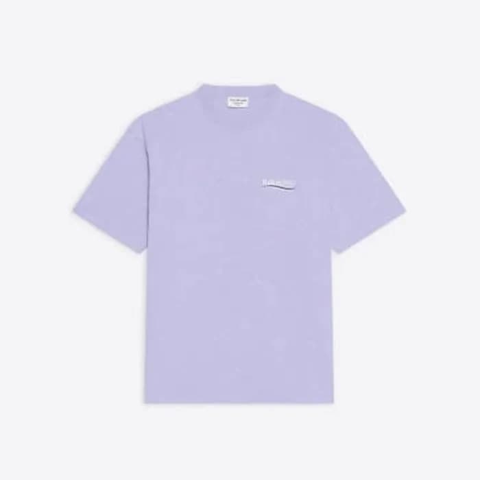 발렌시아가 남성 라운드 반팔 티셔츠 - Balenciaga Mens Round Tshirt… - 1