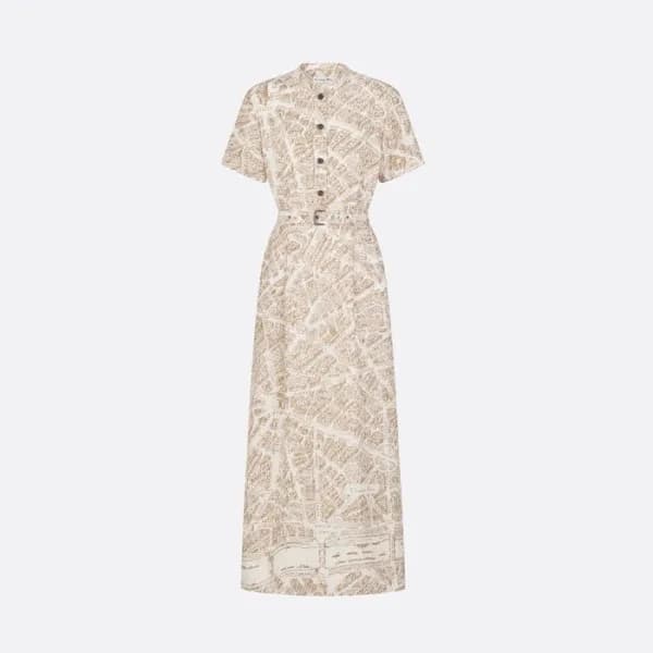 디올 여성 미디 셔츠 드레스 - Dior Womens Midi Shirt Dress - d… - 1