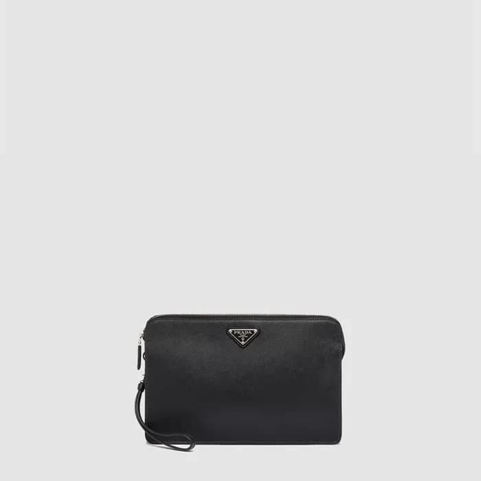 프라다 남성 사피아노 가죽 파우치 2VF056 - Prada Mens Saffiano Le… - 1