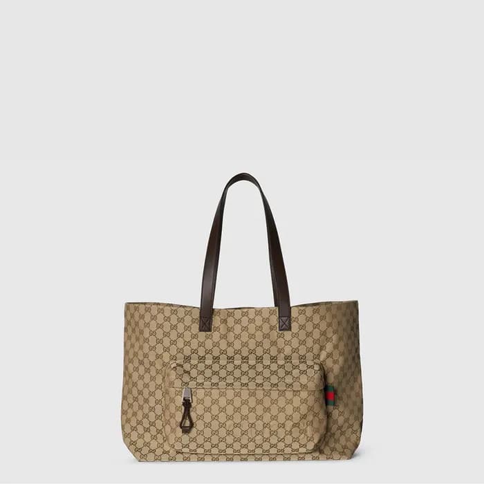 구찌 남성 라지 GG 토트백 - Gucci Mens Large GG Tote Bag - g… - 1