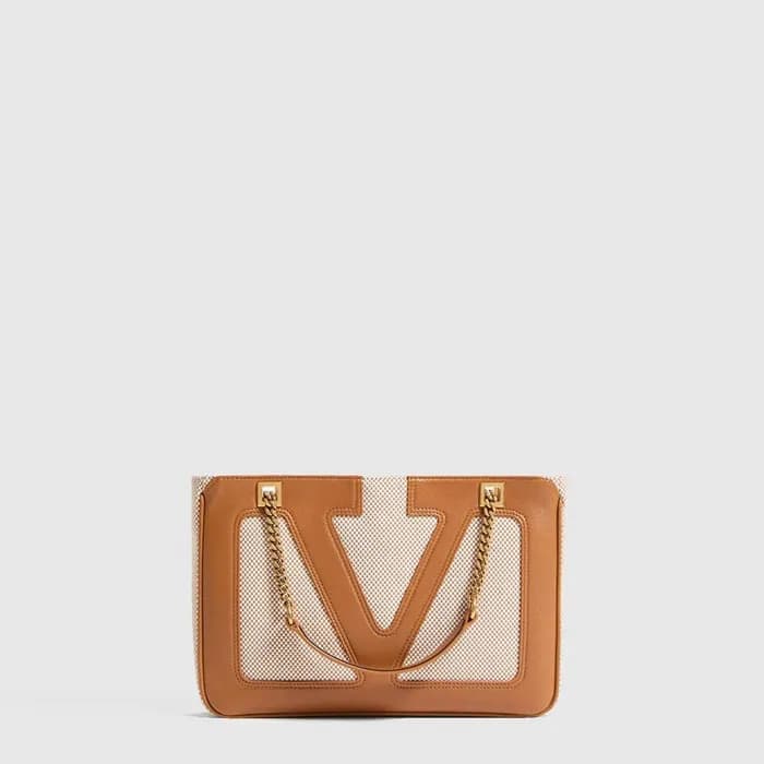 발렌티노 여성 가라바니 비바 슈퍼스타 캔버스 스몰 쇼퍼 백 - Valentino Women… - 1