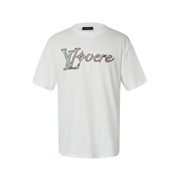 루이비통 남성 라운드 반팔 티셔츠 - Louis vuitton Mens Round Tshi… - 1