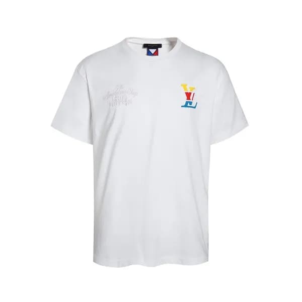 루이비통 남성 라운드 반팔티 - Louis vuitton Mens Round Tshirt … - 1