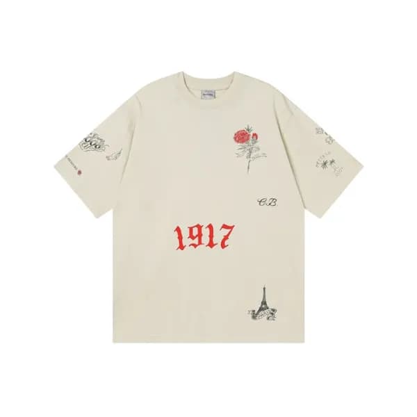 발렌시아가 남성 라운드 반팔 티셔츠 - Balenciaga Mens Round Tshirt… - 1