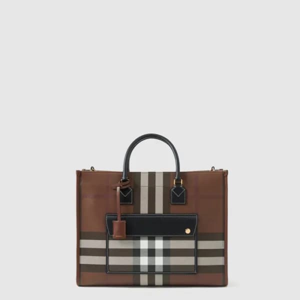버버리 여성 미디엄 프레야 토트 - Burberry Womens Medium Freya T… - 1