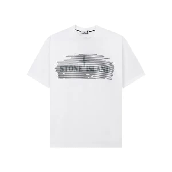 스톤아일랜드 남성 라운드 반팔 티셔츠 - Stone Island Mens Round Tsh… - 1